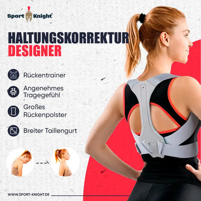 Designer Haltungskorrektur breiter Taillengurt angenehmes Tragegefühl - Sport-Knight - Rücken - Bandagen, Bestseller, EU,
