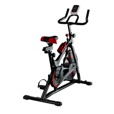 Heimtrainer Speed - Bike Fahrrad ergonomisches Design mit LCD - Multifunktionsdisplay und Handyhalterung Gel - Sattel - Sport - Knight