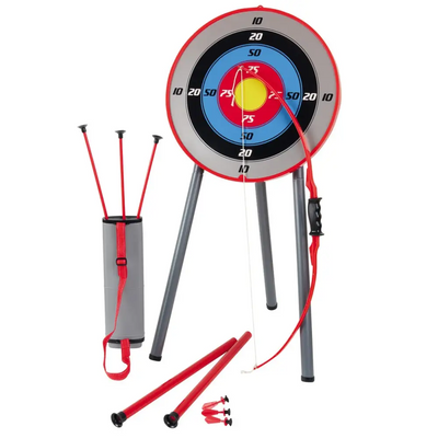 Bogen Set 2 in 1 Kinderfreundlich In- und Outdoor - Sport-Knight - Dartscheiben - Dart, DE - Hergestellt in Europa - Schneller Versand