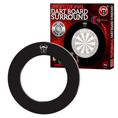 Dart-Wall-Protector Darts-Auffangfring hochwertige und stabile Umrandung 18 Zoll aus Schaumstoff schwarz - Sport-Knight - Dartscheiben