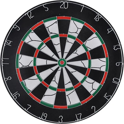Dartscheibe Deluxe beidseitig beflockt extra große Scheibe dünne Drähte Ring Zielscheibe - Sport-Knight - Dartscheiben - Dart, sk2, Trust