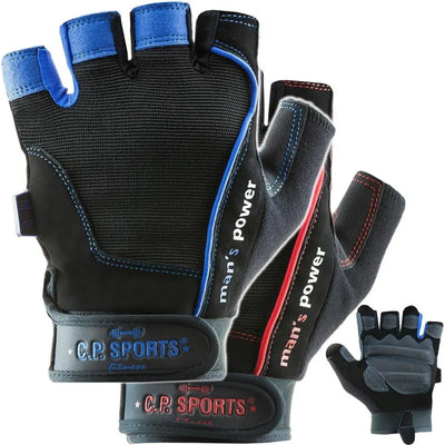 Grip Trainingshandschuh mit gepolsterten Handinnenflächen Klettverschluss zur Handgelenkfixierung - Sport-Knight - Handschuhe