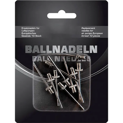 Ballnadeln Edelstahl 10er Pack für alle Bälle geeignet - Sport-Knight - Volleyball - AT, Ballsport, CH, DE - Hergestellt in Europa
