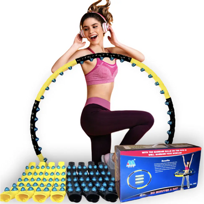 Hula Hoop Reifen Premium Magnet - Massage - Noppen BIG - Sport - Knight - Hula Hoop - Hula Hoop, Kraft/Ausdauersport, SK2, Trust