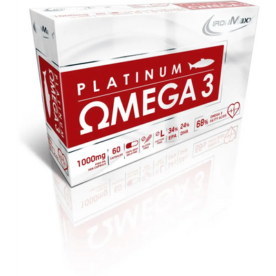 IronMaxx Platinum Omega 3 60 Kapseln Packung - Sport - Knight - SupGesund - Bestseller, Gesundheit, IronMaxx, Omega, sk2 - Hergestellt