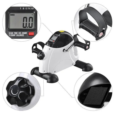 Mini Heimtrainer mit LCD - Multifunktionsanzeige Widerstand beliebig verstellbar mit Anti - Rutsch - Gummis - Sport - Knight - Stepper