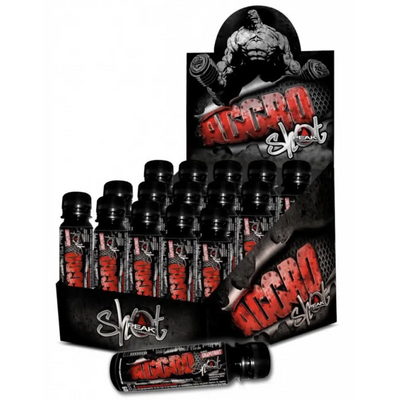 Peak Aggro Shot 15 X 60 Ml Ampullen - Sport - Knight - SupBooster - Aminosäuren, Booster, Peak, Regeneration, SK2 - Hergestellt in Europa