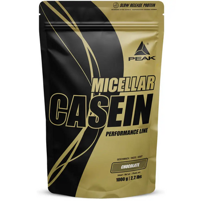 Peak Micellar Casein 1000g Beutel - Sport-Knight - SupAufbau - AT, CH, DE, Muskelaufbau, Peak - Hergestellt in Europa - Schneller Versand