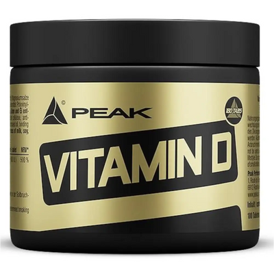 Peak Vitamin D 180 Tabletten Dose - Sport - Knight - SupGesund - Gesundheit, Immunsystem, Peak, SK2, Trust - Hergestellt in Europa