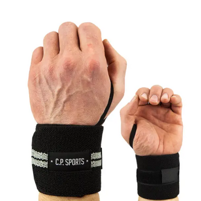 Profi - Handgelenkbandagen extra breiter Klettverschluss Daumenschlaufen zur Fixierung atmungsaktiv und komfortreich - Sport - Knight