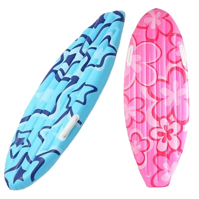 Zwei aufblasbare Surfboards mit Haltegriffen, leichtes Design für Kinder, Pool und Strand