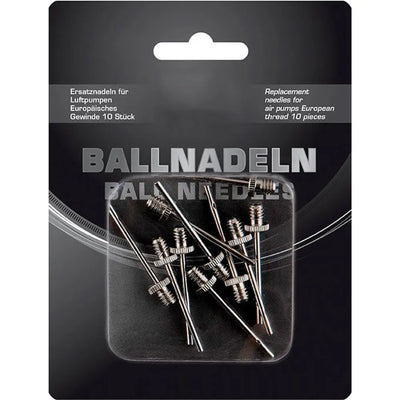 Packung mit langlebigen Ballnadeln Edelstahl 10er für alle Sportbälle jederzeit geeignet