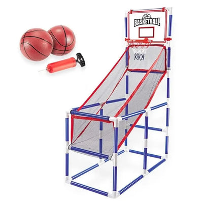 Miniatur Basketball Arcade Spiel für Kinder indoor und outdoor mit 2 Bällen und Pumpe