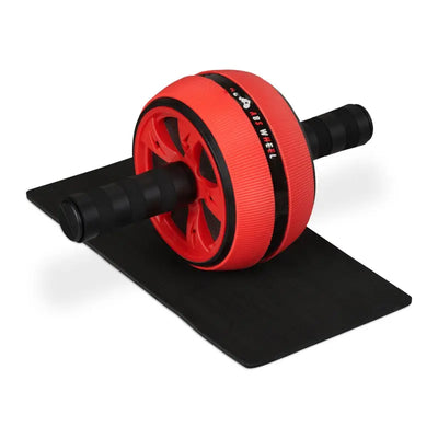 Ab Wheel mit ergonomischen Griffen, effektiver 5-in-1 Bauchtrainer, rutschfester Speed Roller
