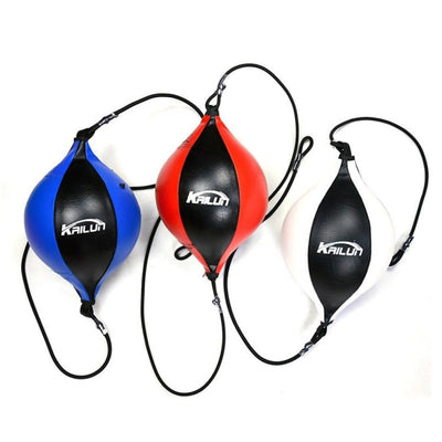 Drei Speed Bag aus hochwertigem PU-Leder für maximales Schnelligkeitstraining beim Boxen