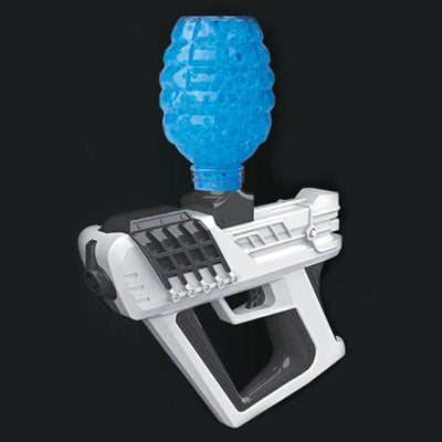Weiße und graue Gel Blaster aus hochwertigem EVA-Schaumstoff für sicheren Spielspaß