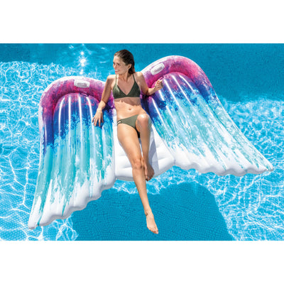 Inflatable Engelsflügel-Luftmatratze mit extrem großer Tragefläche für Wasser entspannen und gut aussehen