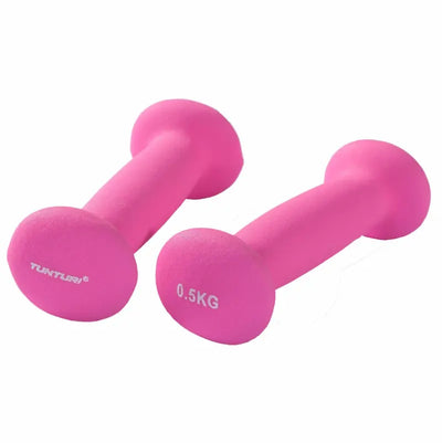 Hochwertige Neopren-Gymnastikhanteln mit Gewichtsstufen 0,5-5,0 kg, perfekt für maximieren