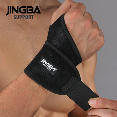 Schwarzer Handgelenkschutz aus Neopren, varianten für Fitness, Crossfit, Powerlifting