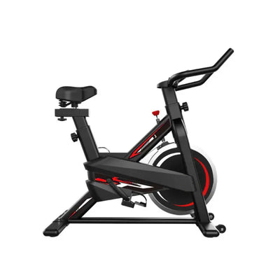 Schwarzer rot Hochleistungs-Indoor Heimtrainer mit integriertem LCD-Display für effektive Fitness-Übungen