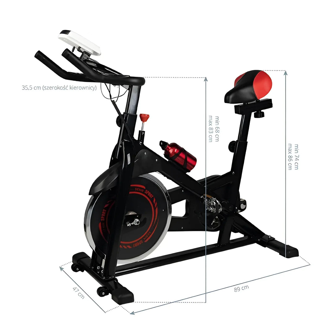 ergonomisches fahrrad kaufen Heimtrainer Speed-Bike ergonomisches Design LCD Display – Sport-Knight®