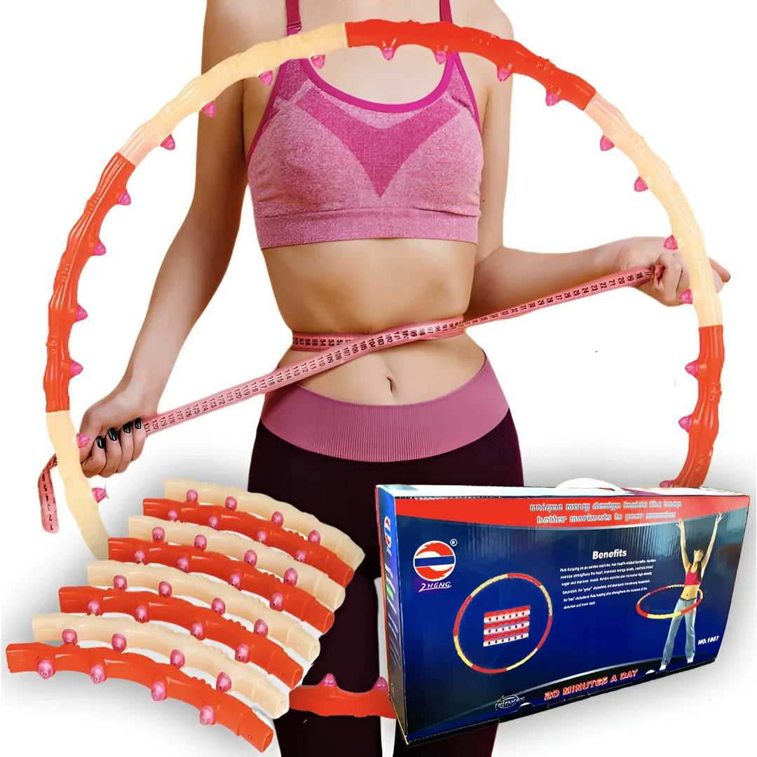 hula hoop reifen mit künstlicher hüfte Hula Hoop Reifen Premium Magnet Massage Fitness – Sport-Knight®