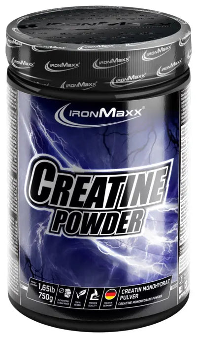IronMaxx Creatine Pulver 750gr - Kreatin erhöht die körperliche Leistung effektiv