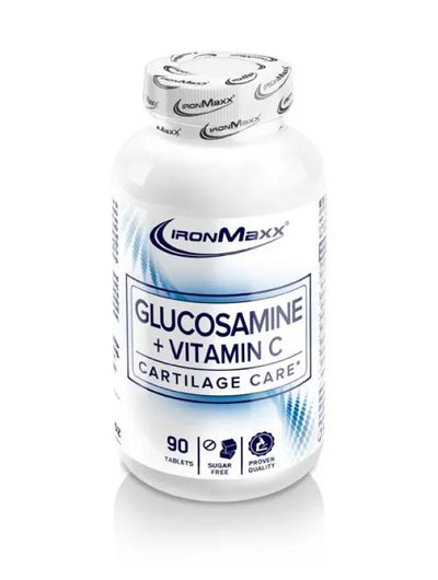 IronMaxx Glucosamine + Vitamin C Tabletten Dose mit entzündungshemmender Wirkung