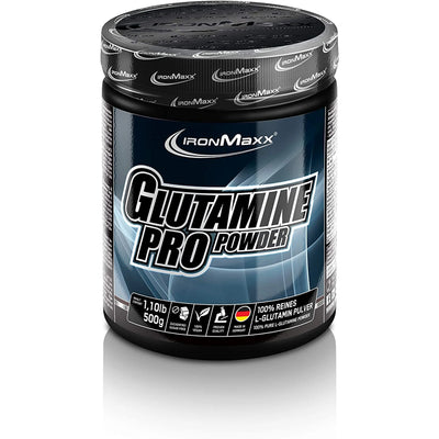 Ironmaxx Glutamin Pro mit bekannteste Aminosäure, Teelöffel Glutamin, Nahrungsergänzung
