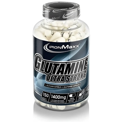 IronMaxx Glutamin Ultra Strong Kapseln, starke Glutamin, Premium Nahrungsergänzung