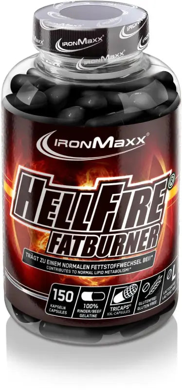 IronMaxx Hellfire Fatburner Kapseln mit Citrus Aurantium Extrakt und Coleus Forskohlii