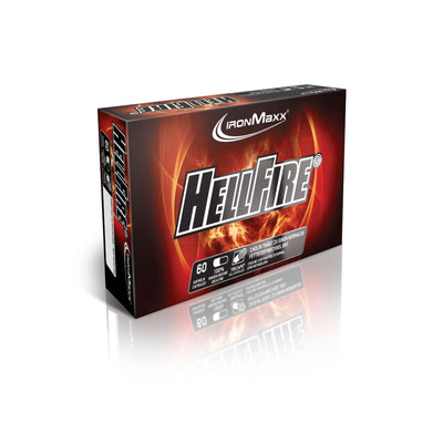 IronMaxx Hellfire Fatburner Box mit thermogeneticem Burn-Formel und Citrus Aurantium Extrakt
