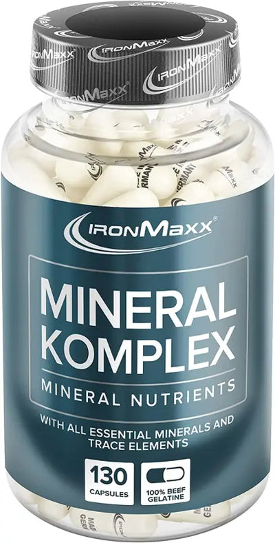 IronMaxx Mineralkomplex Kapseln zur Erhaltung normaler Knochen, Mineral komplex kapseln