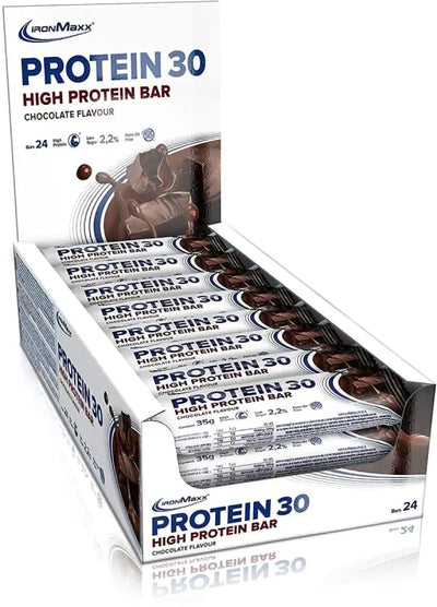 Box mit IronMaxx Protein 30 Bars, beste proteinriegel vitamin eiweißriegel ironmaxx protein