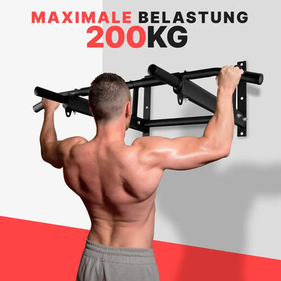 Praktische Wandmontage für Klimmzugstange stärkt gezielt Rücken beim multifunktionalen Training