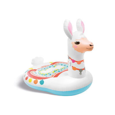 Inflatable Lama Schwimmtier aufblasbar XXL für Kinder, trendiges Poolspaß-Accessoire