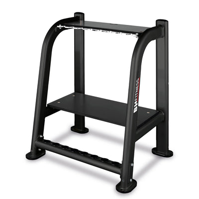 Black weight rack für bis zu 8 Langhanteln, das beste Equipment für echte Pumper