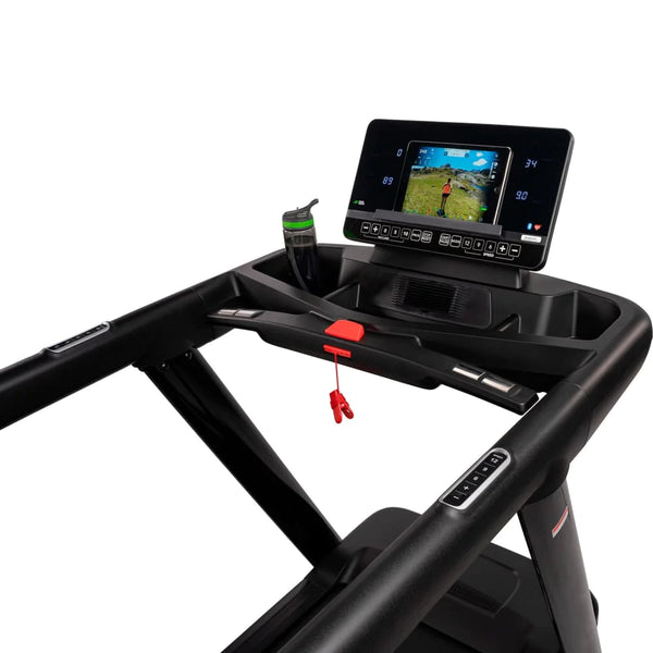 Black Laufband Deluxe mit Display und Reha Vorrichtung für effektives Ausdauertraining zuhause