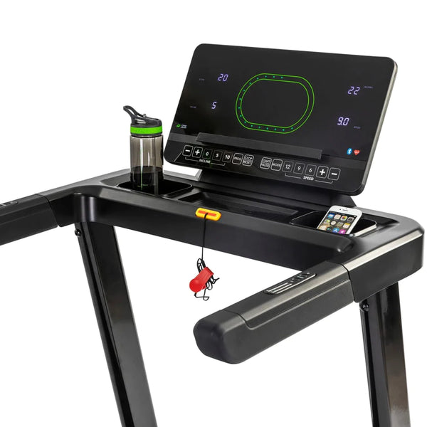 Herausragendes Laufband mit digitalem Display und Tablet-Vorrichtung für effektives Ausdauertraining zuhause