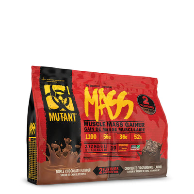 Mutant Mass Dual Chamber Bag mit Triple Schokolade und Kaseinproteinisolat Milch