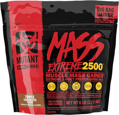 Mutant Mass XXXTREME Proteinpulver mit Cremiger Triple Schokolade und natürlichen vollwertigen Zutaten
