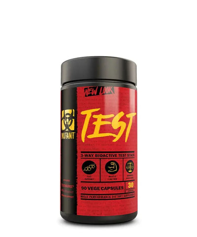 Schwarze Flasche Mutant Test Kapseln, ultimativer Testosteron-Booster, testo booster
