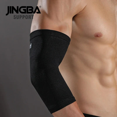 Schwarzer Ellbogenbandage mit Kompression für sportliche Höchstleistungen und Alltag