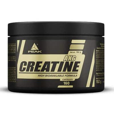 Schwarzer Container Peak Creatine AKG mit effektive Creatinverbindung und molekulare Verbindung