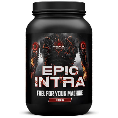 Schwarzer Proteinpulverkasten für Peak Epic Intra Workoutshake, neuste epische Highlight