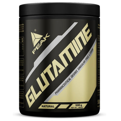 Schwarzer Peak Glutamine Pulverbehälter mit Performance Glutamin, perfekt für Blutzirkulation