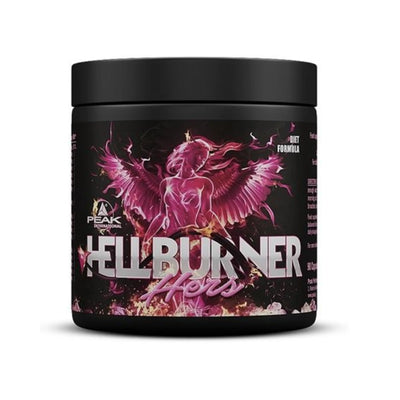 Schwarzer Behälter von Peak Hellburner Hers mit Ginkgo Biloba und Brassaiopsis Glomerulata für den Fettstoffwechsel beiträgt