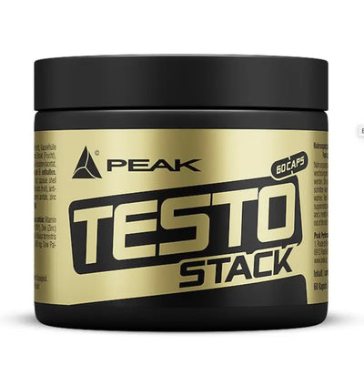 Schwarzer und goldener Testo Stack Supplementbehälter mit Tribulus Terrestris Extrakt