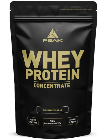 Schwarze Packung Peak Whey Protein Concentrate 900 G mit ultrafiltriertem whey protein