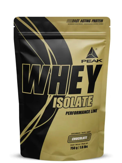 Peak Whey Protein Isolat 750 G Beutel - Sport-Knight - SupAufbau - AT, CH, DE, Diät, Muskelaufbau - Hergestellt in Europa - Schneller